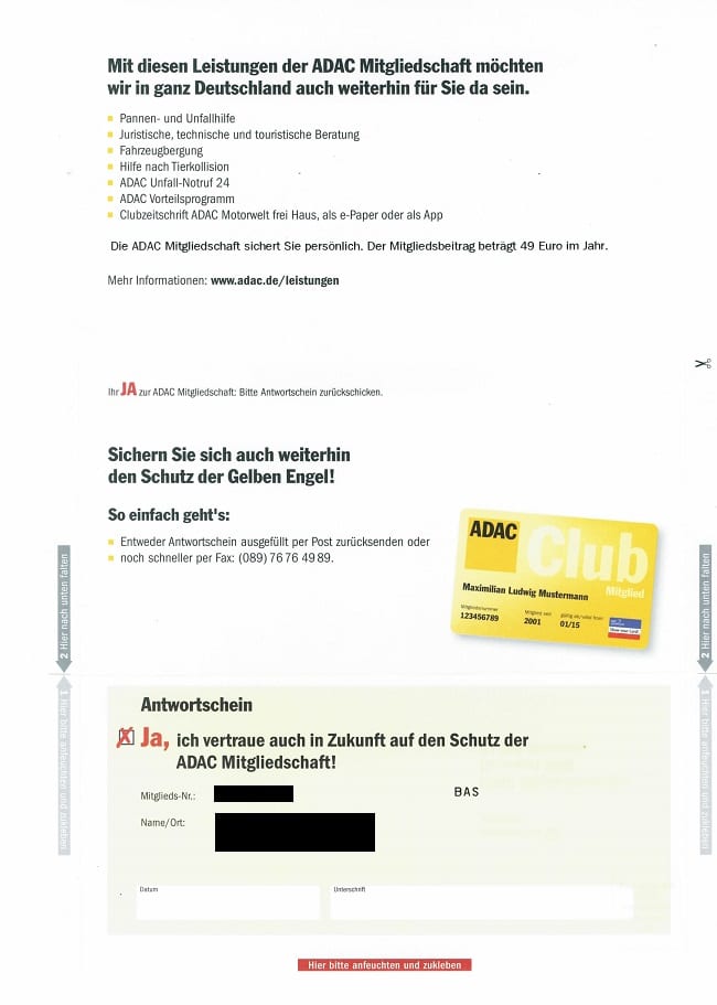 ADAC kündigen - Kündigung der ADAC Mitgliedschaft